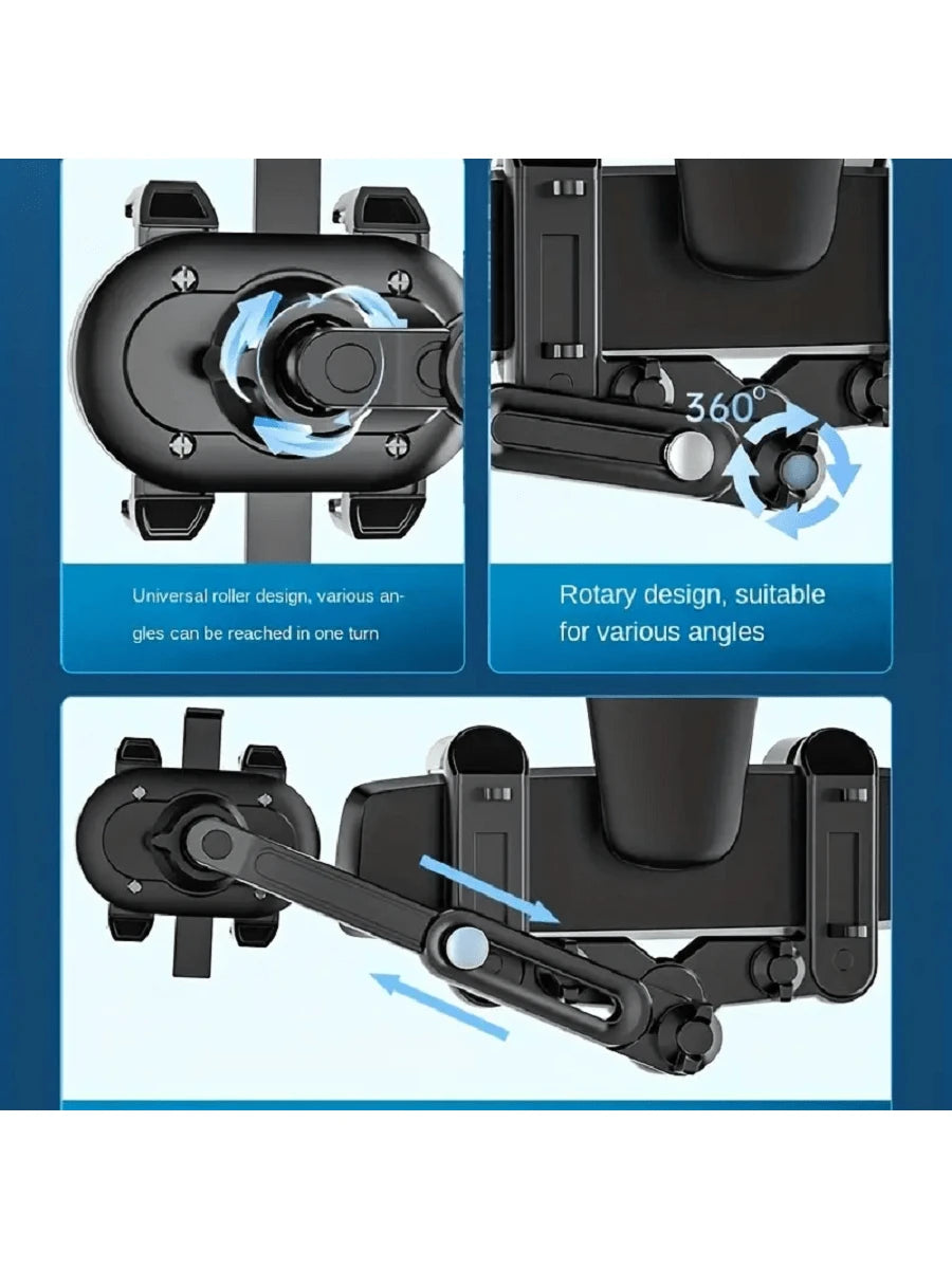 1set Car Rearview Mirror Mount Phone Holder, Navigation, Retractable, Multifunctional
