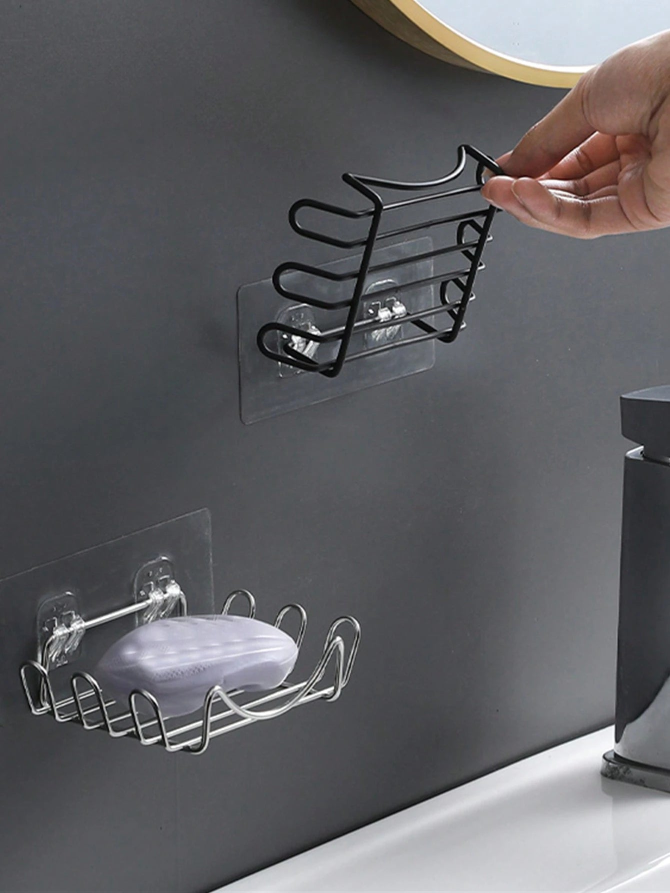 1SET/Soap Rack, Bathroom Accessories, Washbasin Rack, Soap Tray, Soap Tray, Bathroom Tray