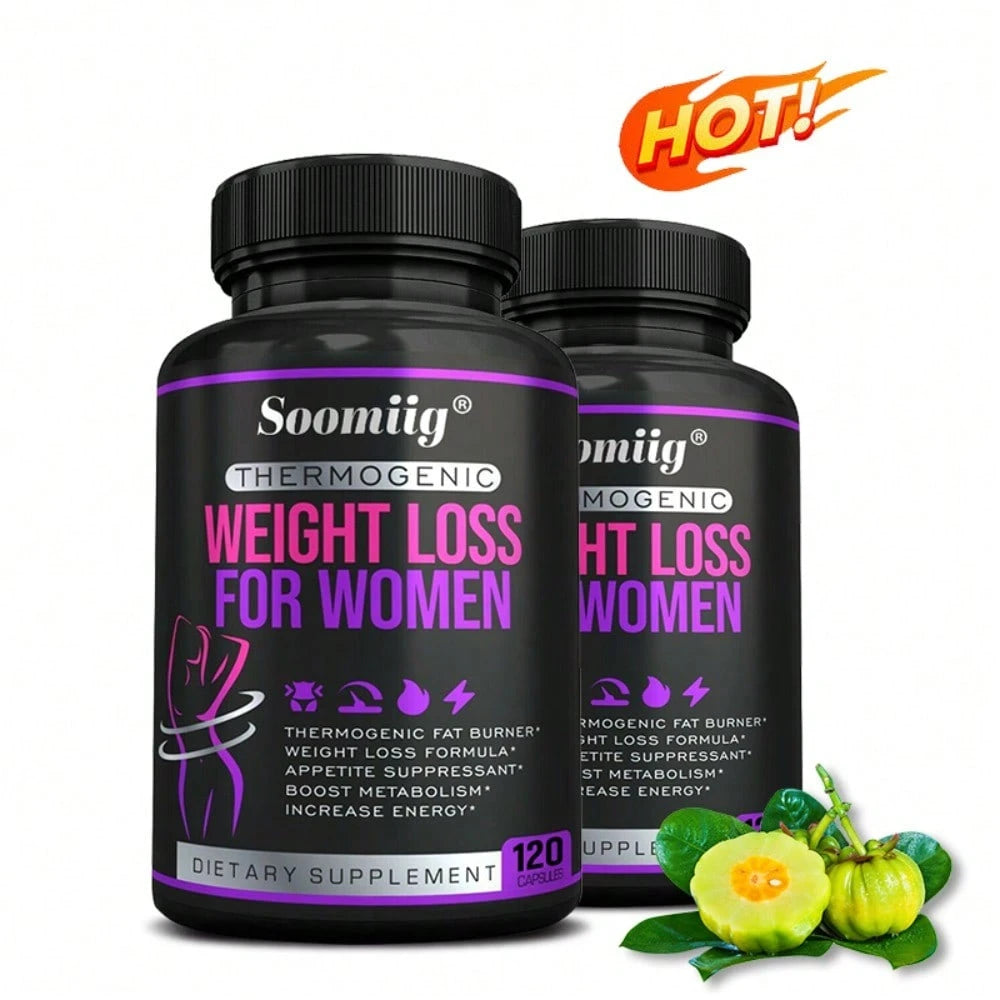 2/3 Bottle Of Women's Fat-Burning Capsules- Containing Raspberry Ketone, Garcinia Cambogia, And Green Tea Extract- For The Ketogenic Diet To Boost Metabolism.
