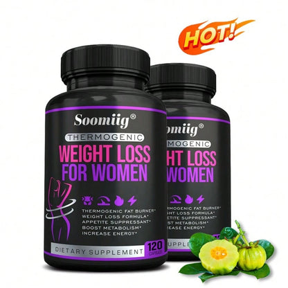 2/3 Bottle Of Women's Fat-Burning Capsules- Containing Raspberry Ketone, Garcinia Cambogia, And Green Tea Extract- For The Ketogenic Diet To Boost Metabolism.