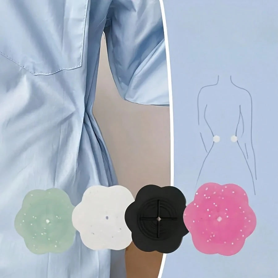 2/4/6Pcs Petal Waist Belt Clips, Shirt Tightening Buckles, Women's T-Shirt Tightening Clips, Button Clips, Multi-Functional Styling Clips, Adjustable Shirt, T-Shirt And Dress Tightener- Multiple Colo