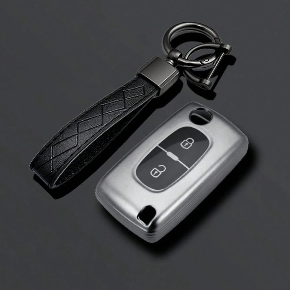 2 Buttons TPU Car Key Cover Case For C2 C3 C4 Picasso Xsara Berlingo C5 C6 C8 For Peugeot Remote Protect Shell