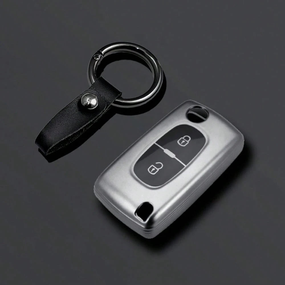 2 Buttons TPU Car Key Cover Case For C2 C3 C4 Picasso Xsara Berlingo C5 C6 C8 For Peugeot Remote Protect Shell
