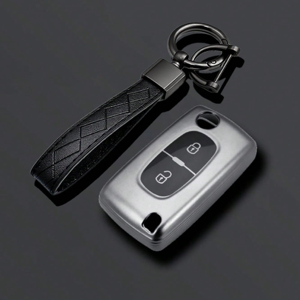 2 Buttons TPU Car Key Cover Case For C2 C3 C4 Picasso Xsara Berlingo C5 C6 C8 For Peugeot Remote Protect Shell