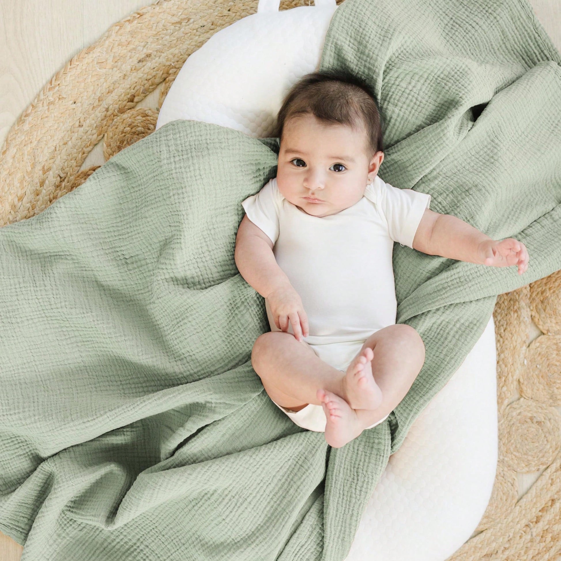 2-Pack Muslin Swaddle Blankets For Boys And Girls, Large 47 X 47 Inch Receiving Blankets, Soft Breathable Baby Swaddles For Newborns