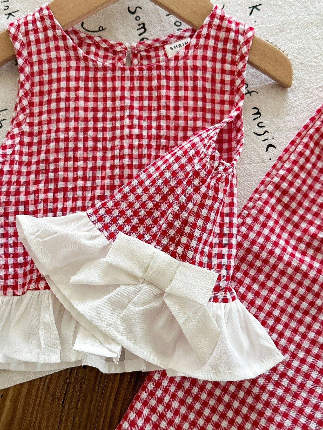 2 Pieces Set Babygirl Cute Summer Pink Bow Sleeveless Top And Elastic Waist Shorts Set
