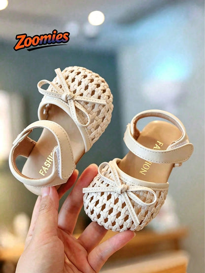 2026 New Girls' Fashion Minimalist Versatile Sandals, Children's Sandals, Suitable For Summer Daily Wear, Party, Play, Vacation