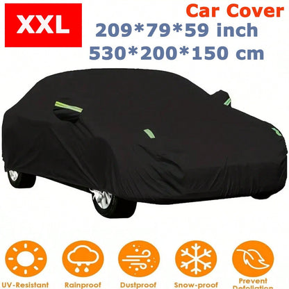 209*79*59 Inch Universal Car Sedan Cover Full Cover Sunlight Water Resistance UV Protector