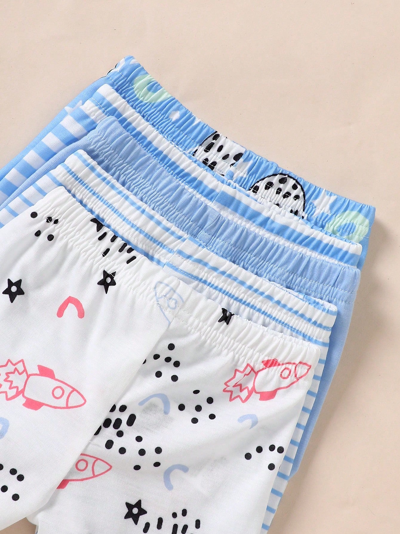 20pc Baby Boy Clothing Set: 5 Bodysuits + 5 Pants + 5 Hats + 5 Pairs Of Gloves, Summer