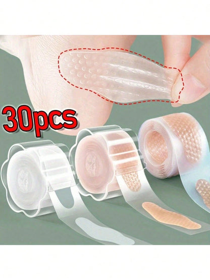 20PCS Heel Pads Anti-Chafing Foot Protector: Suitable For Outdoor, Sports, Travel, Home, Office, School Heel Pads, Shoe Inserts, Pain Relief And Foot Care Adhesive Vacuum-Formed Pads, For Women