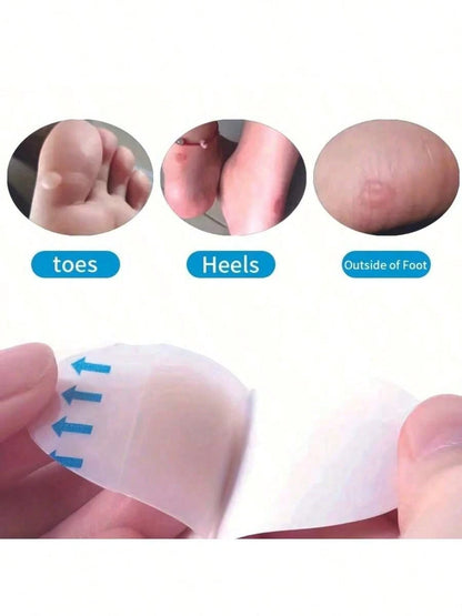 20PCS Heel Pads Anti-Chafing Foot Protector: Suitable For Outdoor, Sports, Travel, Home, Office, School Heel Pads, Shoe Inserts, Pain Relief And Foot Care Adhesive Vacuum-Formed Pads, For Women