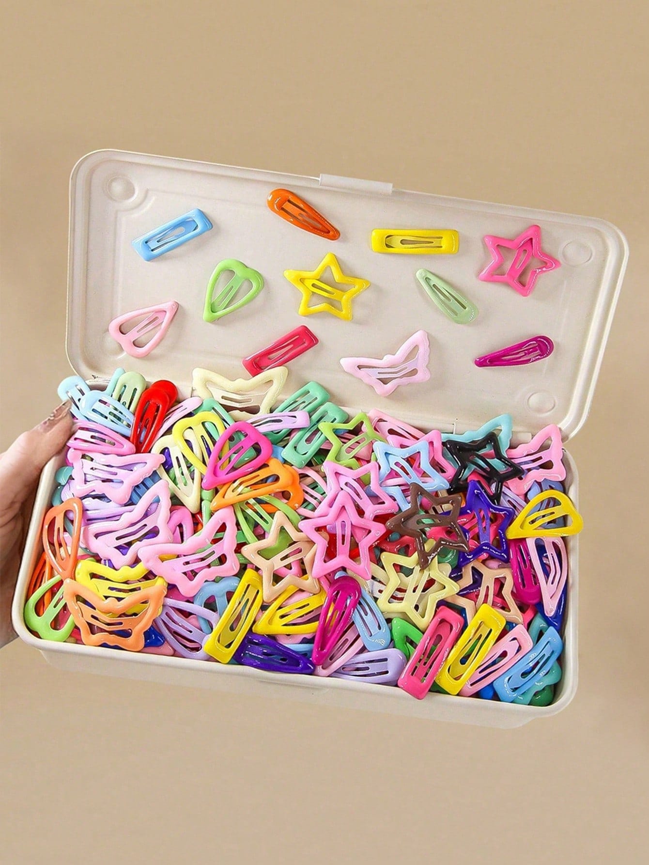 20pcs/Pack Cute Candy Color BB Hair Clips For Baby And Kids, Holiday Party Decoration Hair Accessories