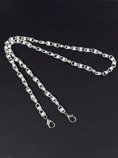 23.62-43.31 Inch Faux Pearl Chain Strap, Replaceable Shoulder Strap For Handbags And Crossbody Bags