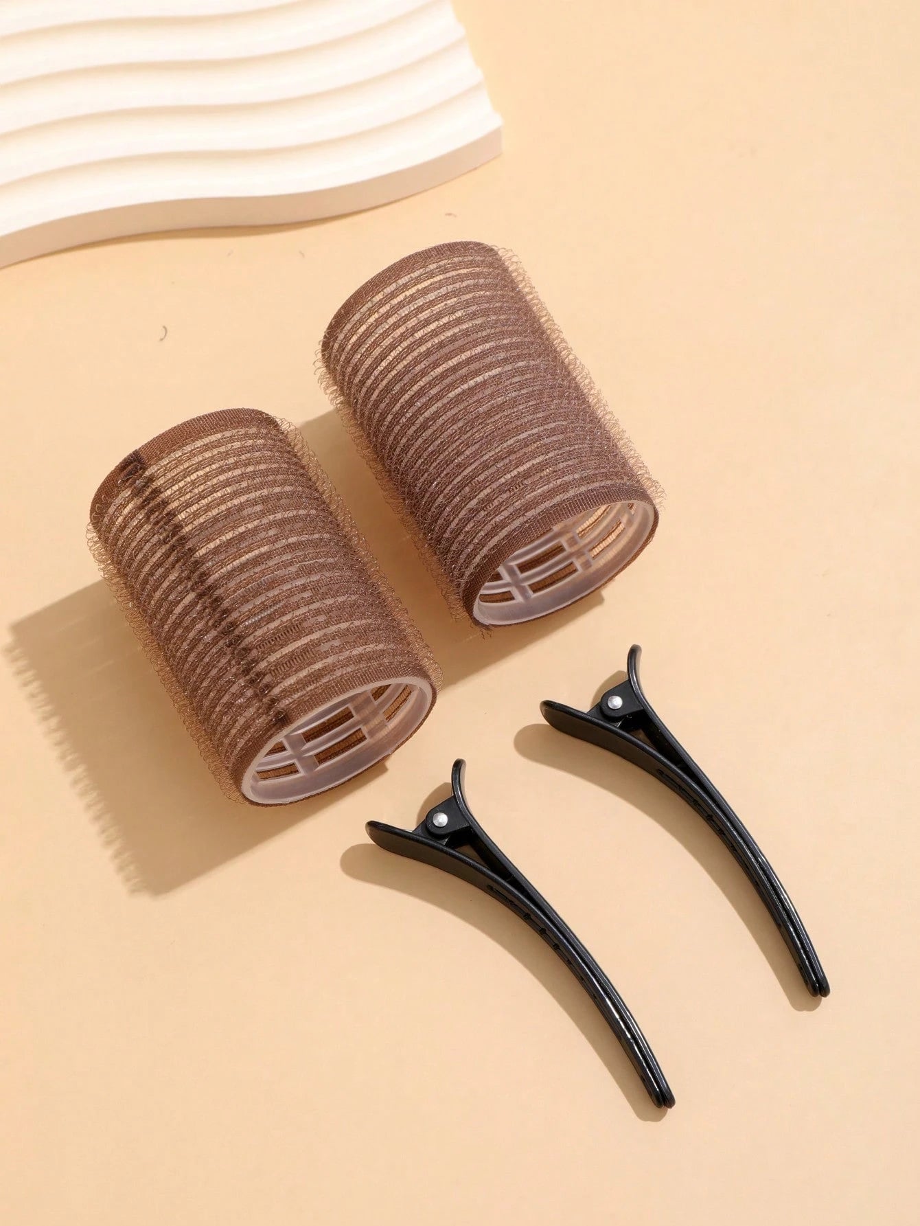 28pcs/Set Large Size Hair Rollers With Clips, Self-Gripping Curler Suitable For Long/Medium/Short Hair And Bangs, DIY Hair Curling Tool