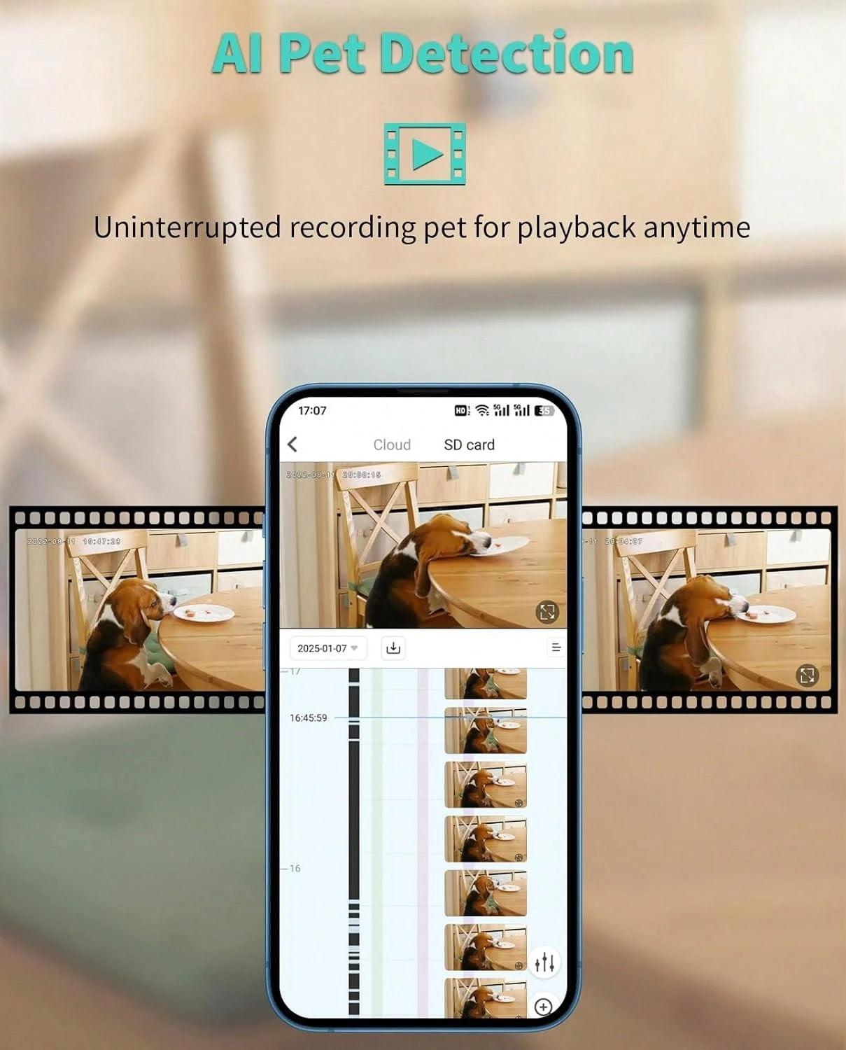 2pcs 3K, 360 ° Panoramic/Indoor/Outdoor Security Camera, Pet/Sports AI Recognition, Night Vision, Speaker, Indoor Camera With Mobile Application, Mobile Application Remote Operation, 5G And 2.4GHz WiF