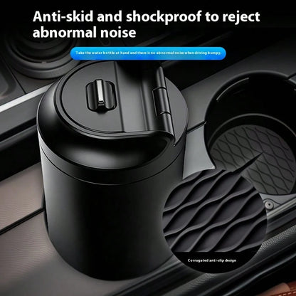 2pcs/4pcs Car Silicone Cup Holders, Non-Slip Coasters, Raised Edges To Prevent Spills, Universal Round Non-Slip Mats