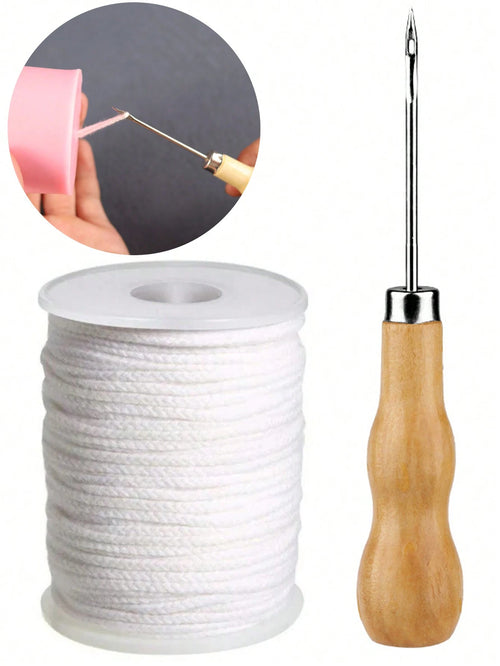 2pcs 61m Candle Wicks Candle Mold Piercer For DIY Candle Silicone Mould Making Tools