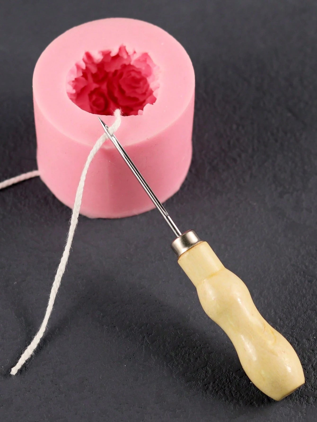 2pcs 61m Candle Wicks Candle Mold Piercer For DIY Candle Silicone Mould Making Tools