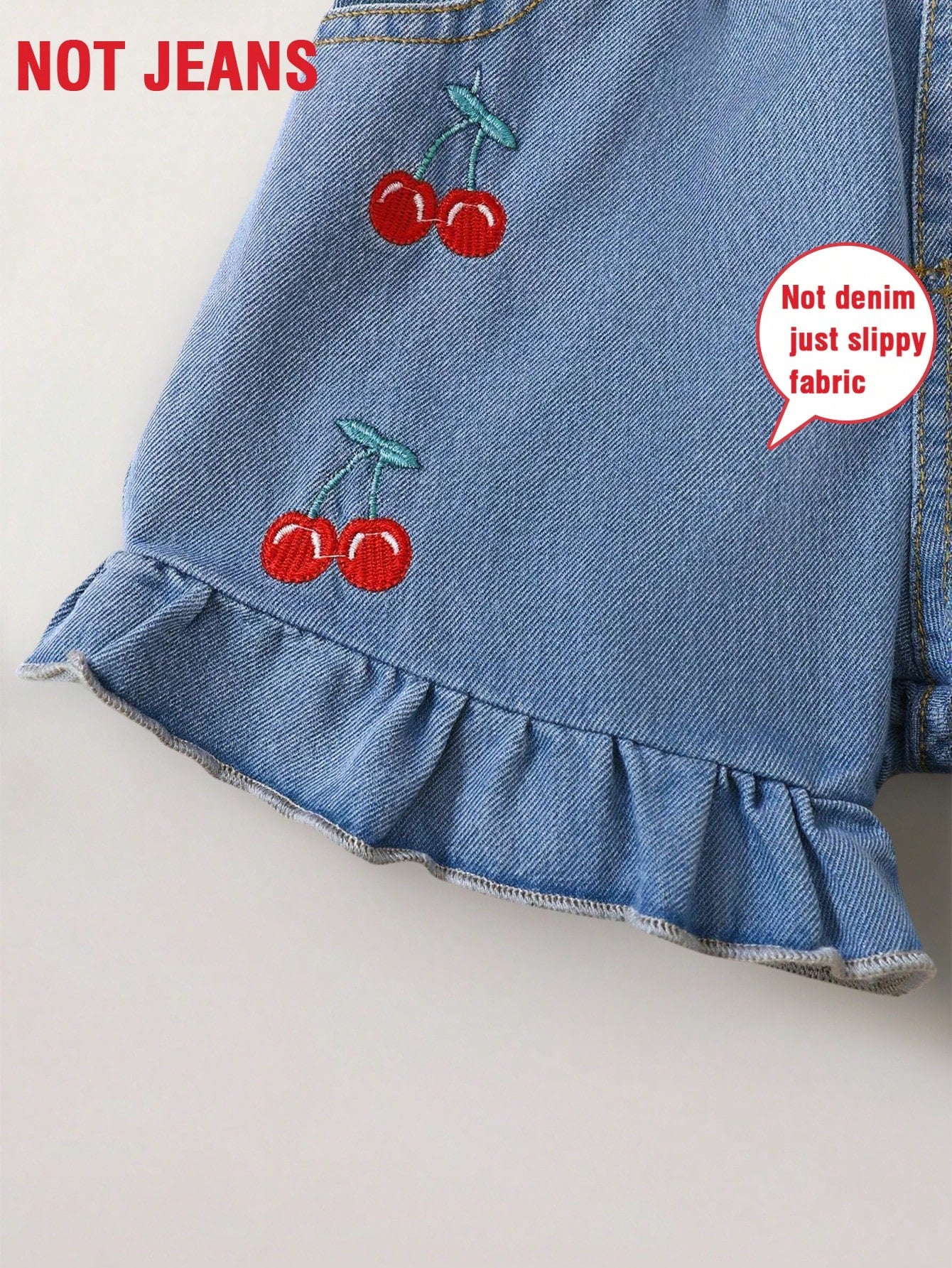 2pcs Baby Girls' Sweet Outfit, Red Camisole Top With Bow Decor & Cherry Print Shorts, Breathable & Comfortable Cute Summer Suit For Toddler Outings, New Stylish & Lively Daily Wear