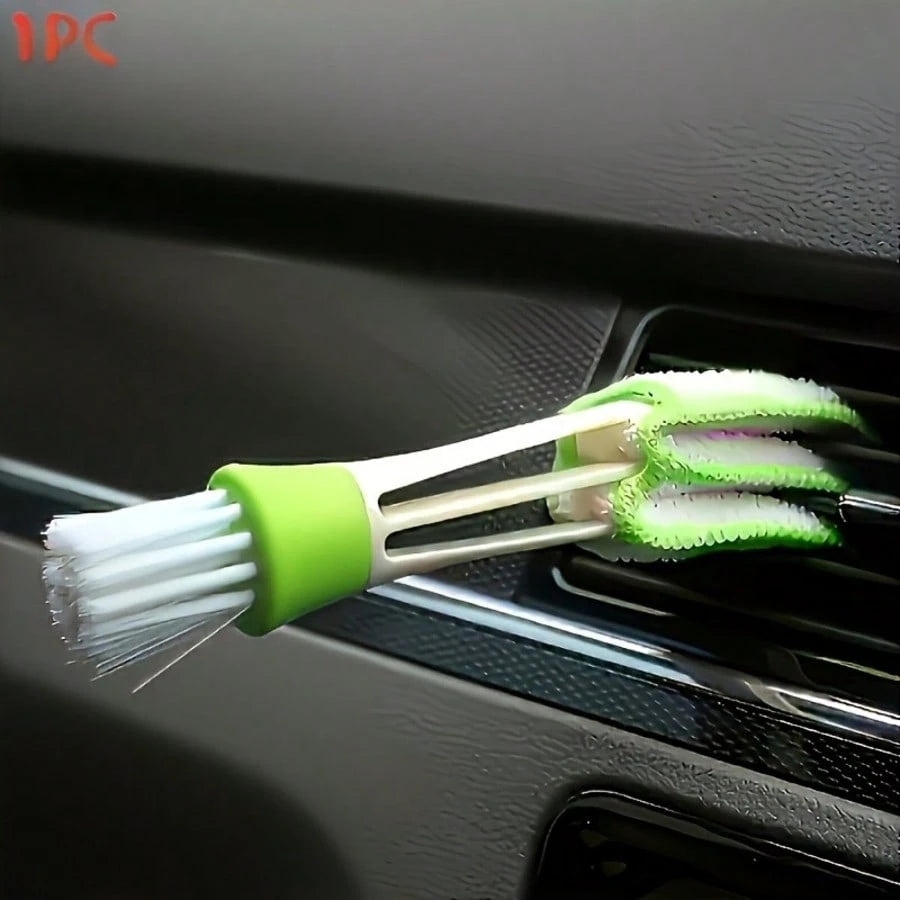 2pcs Car Air Vent Cleaning Brush- Soft Plush Interior Dusting Brush, Car Interior Cleaning Tool, Car Accessories
