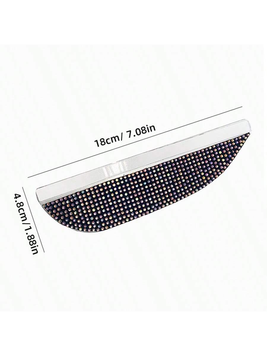 2pcs Car Rearview Mirror Rain Visor, Anti-Rain Anti-Glare Sunshade, Wide Universal Rain Guard, Premium Mirror Decoration