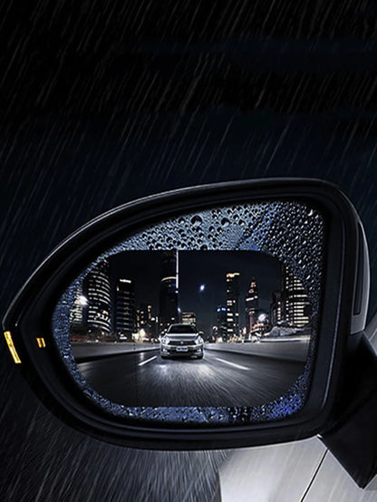 2pcs Car Rearview Mirror Rainproof Film