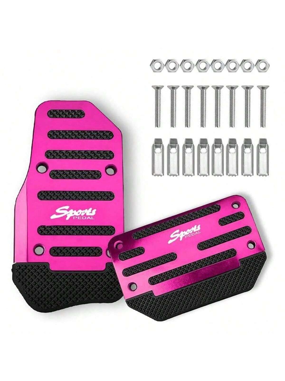 2pcs Car Universal Brake & Accelerator Pedal Set