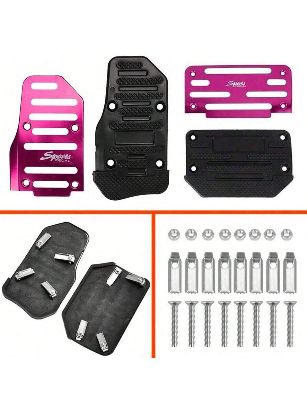 2pcs Car Universal Brake & Accelerator Pedal Set