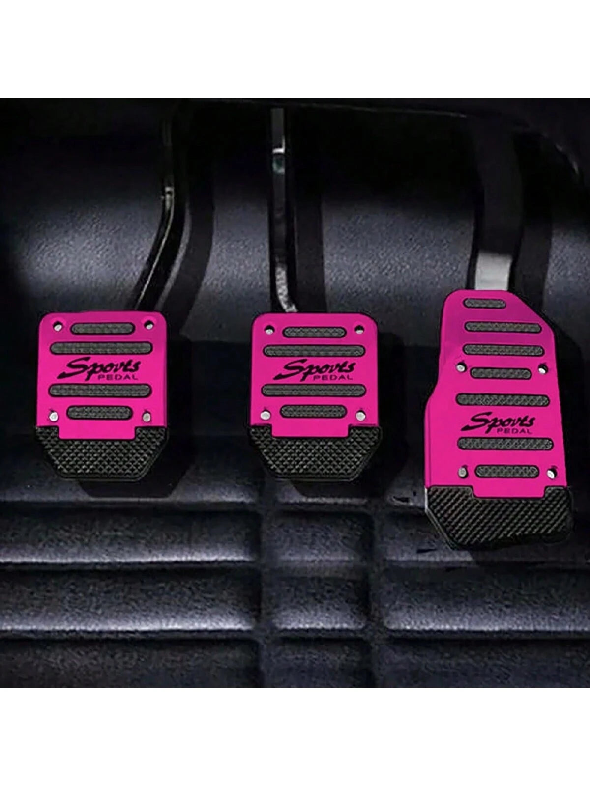 2pcs Car Universal Brake & Accelerator Pedal Set