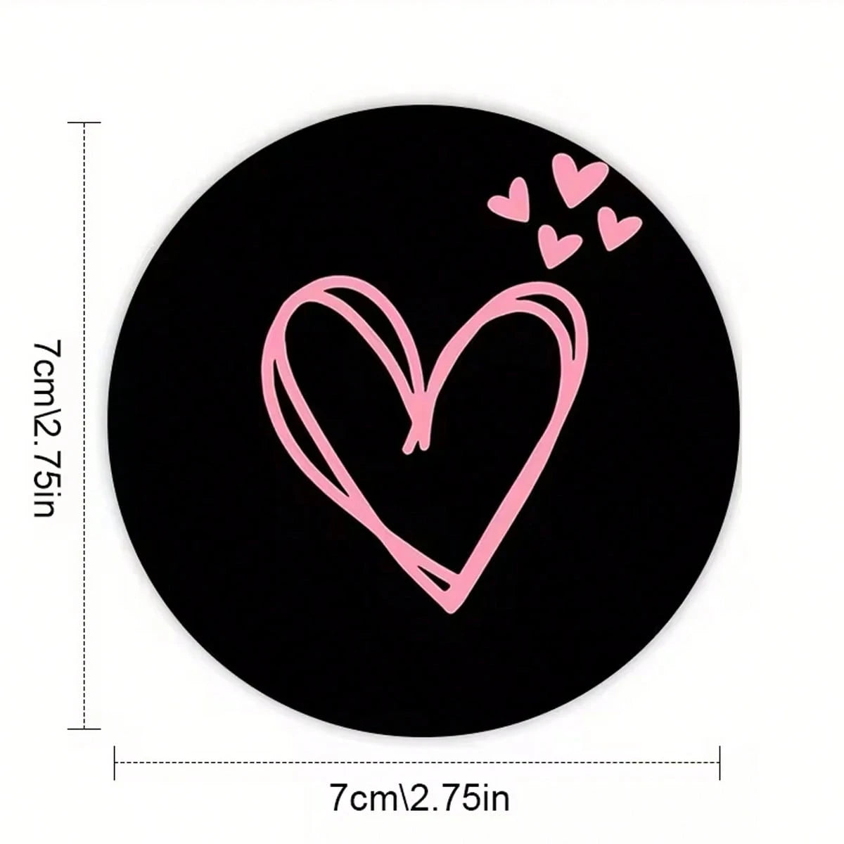 2pcs Pink Heart Shaped Car Cup Holders, Absorbent And Anti-Splash, Easy To Remove And Clean, Suitable For Office, Home And Car. Ideal Gift For Valentine's Day And Birthday, Enhancing Car Decor, Compac