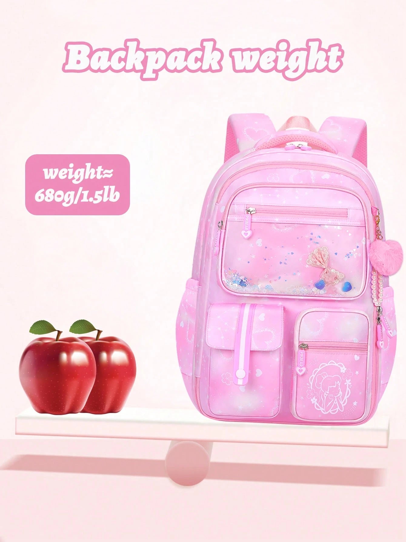 2pcs/Set Girls Backpack With Handbag, School Backpack For Girls, 15.6 Inch Laptop Backpack, Butterfly Bookbag Travel Bag, Back To School Essential, Suitable For Teenage Girls, Students, Middle And Hig