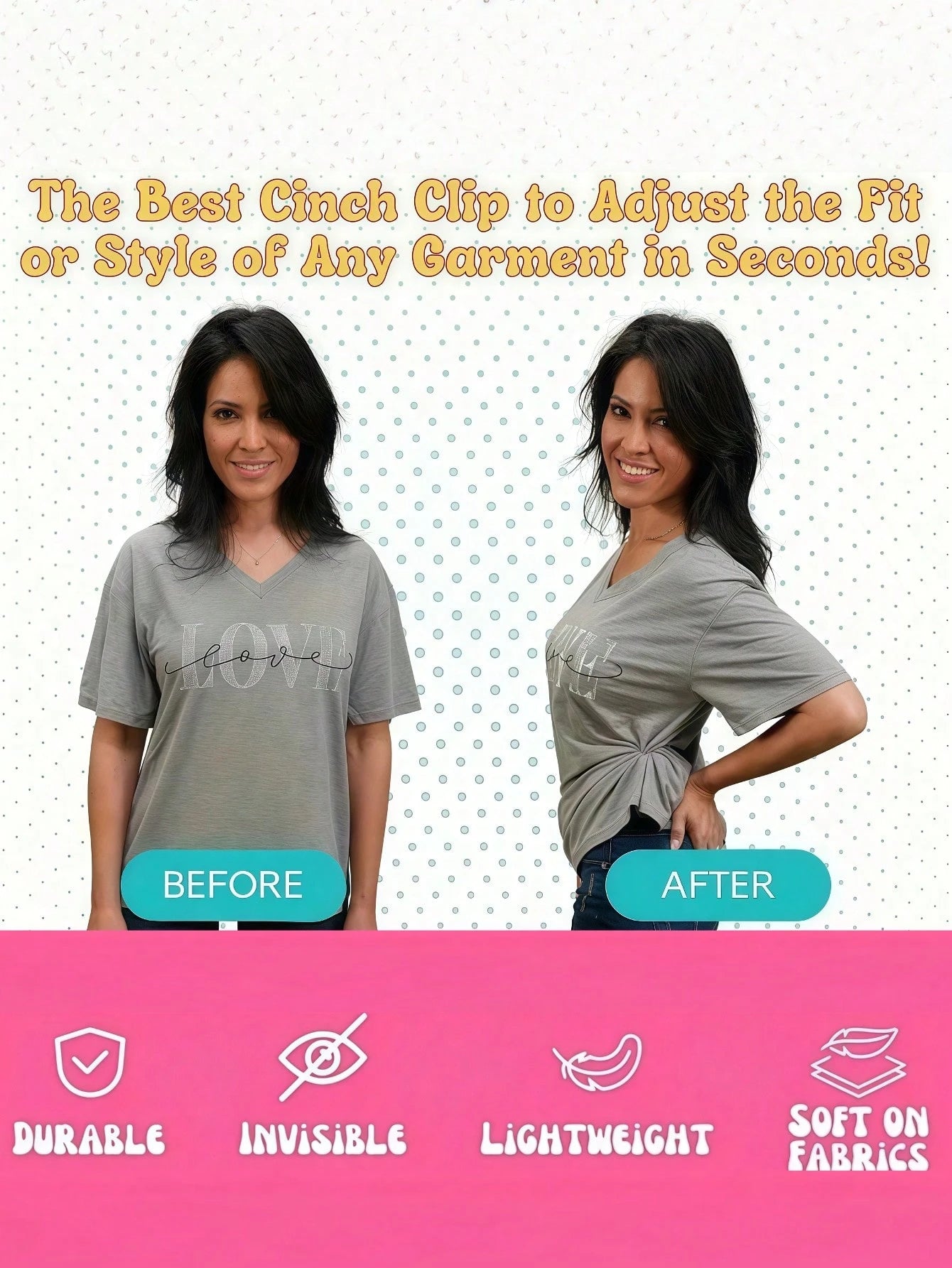 2pcs/Set Women's Multi-Functional Clothing Buttons, Garment Accessories, Waist Belt Buckle, Fix Short Sleeve Or Skirt