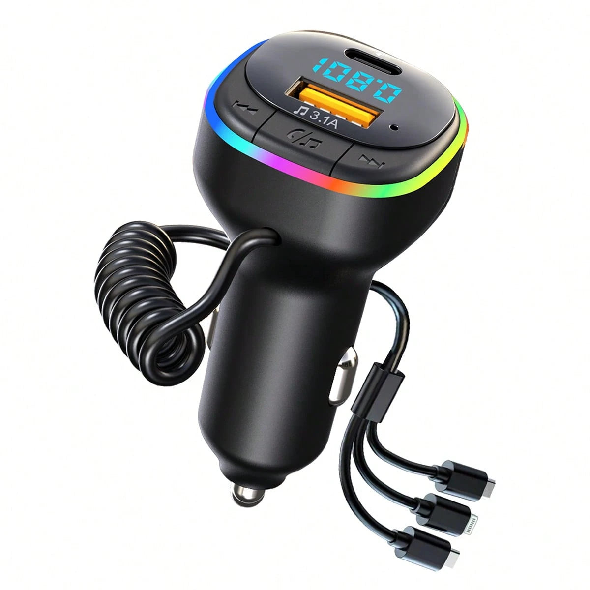 3.1A Multi-Function Car Charger & Car Media Player