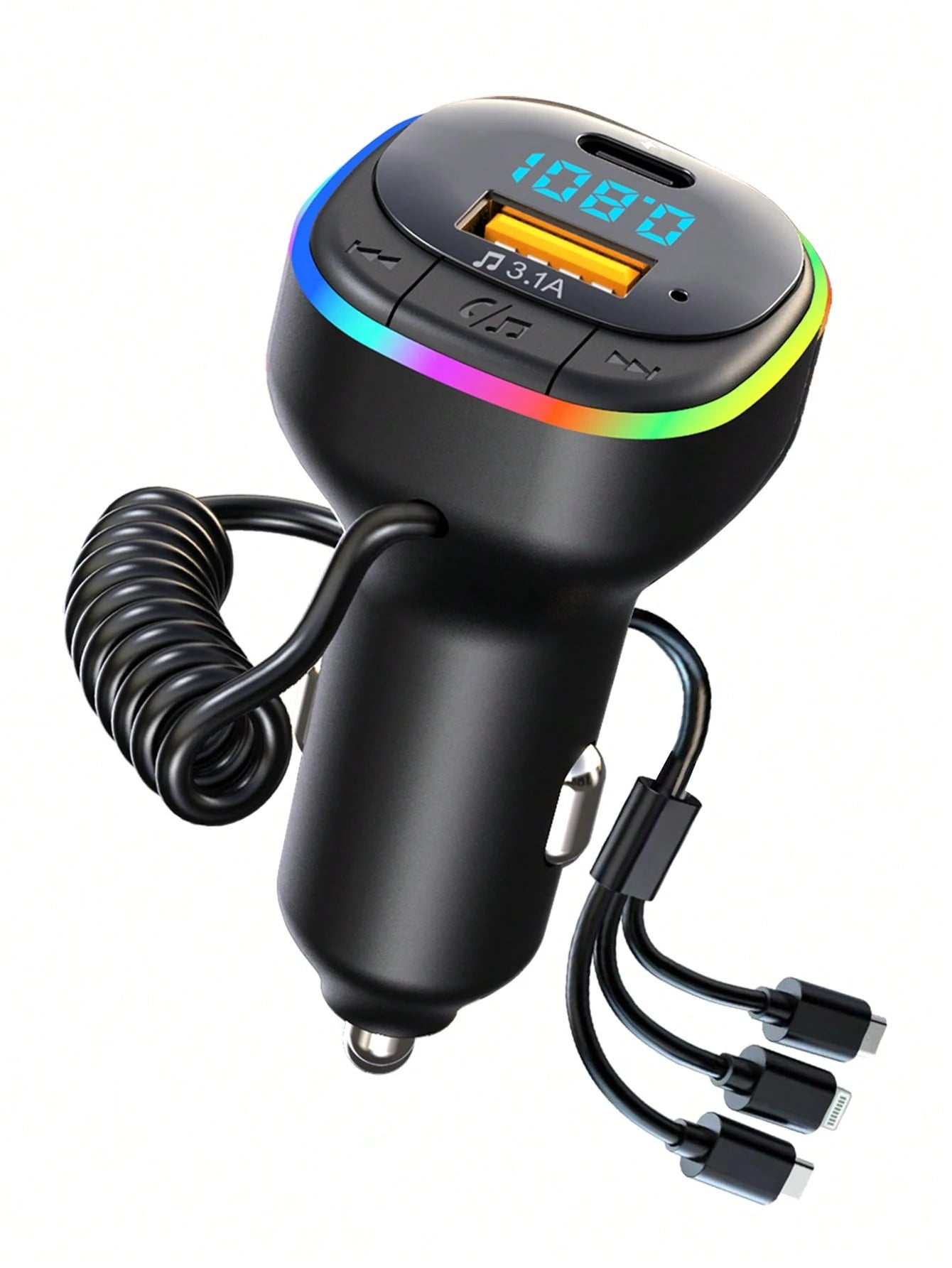 3.1A Multi-Function Car Charger & Car Media Player