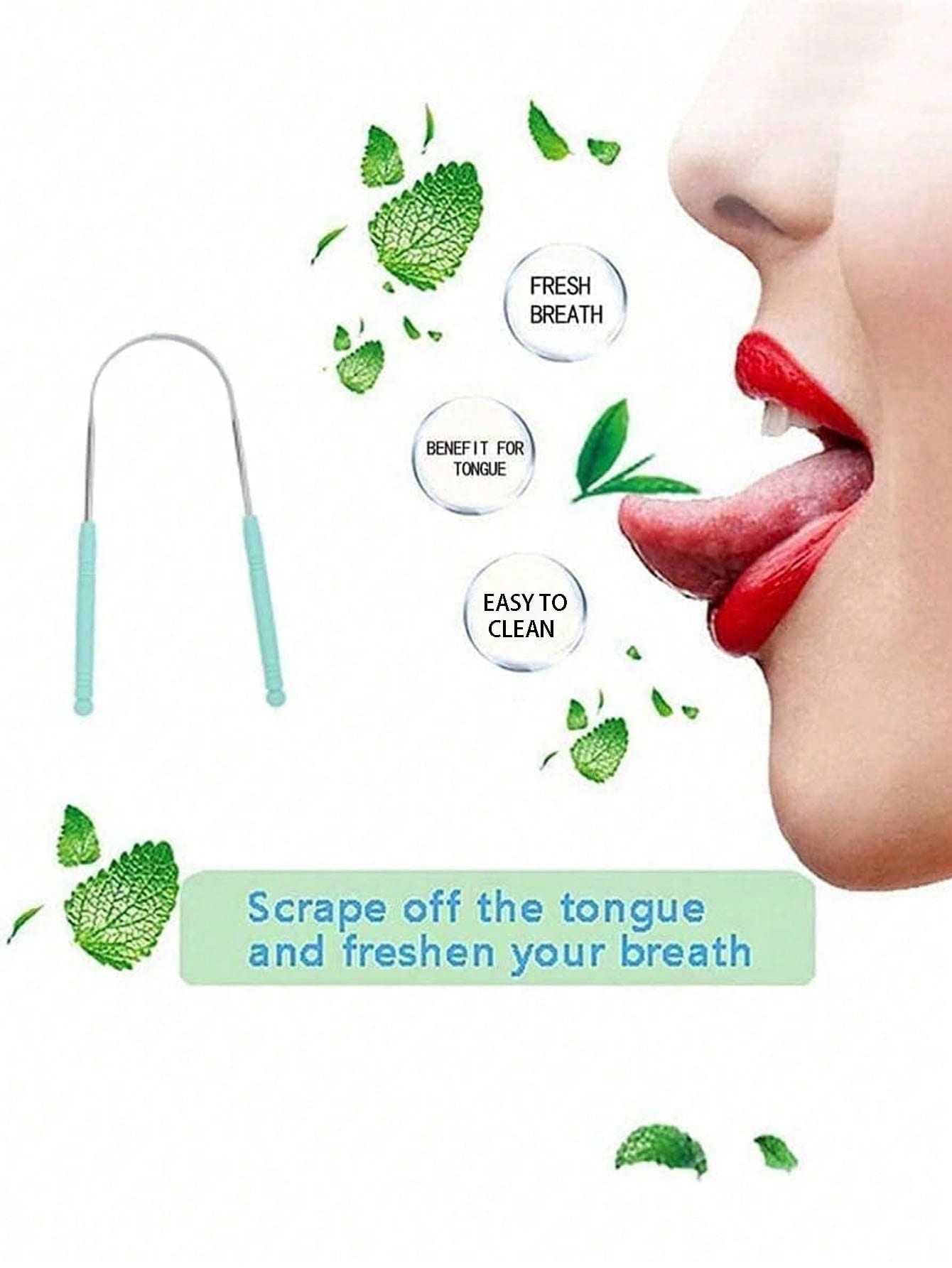 3/1pc,Adult U‑Shaped Tongue Scraper, 1 Stainless Steel Tongue Scraper For Daily Tongue Cleaning, Male And Female Hygiene Products, Oral Care Tools, Living Room, Family, Bedroom, Bathroom, House Suppli