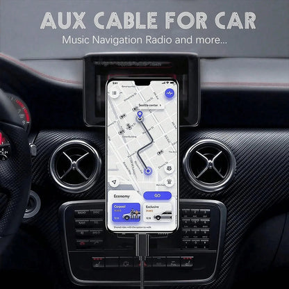 3.5ft USB-C To AUX Audio Cable, Type-C To 3.5mm Male Headphone Audio Jack Cord/AUX Cord/3.5mm Earphone Car Stereo Cable, Better Compatibility Than Other USB-C To 3.5mm AUX Audio Cables, Compatible Wit