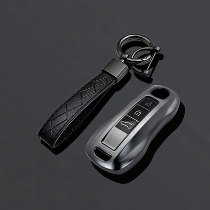 3 ButtonsTPU Car Key Case Cover Shell For Panamera Carrera Macan Cayman Cayenne 911 970 981 991 Keychain Fob Accessories