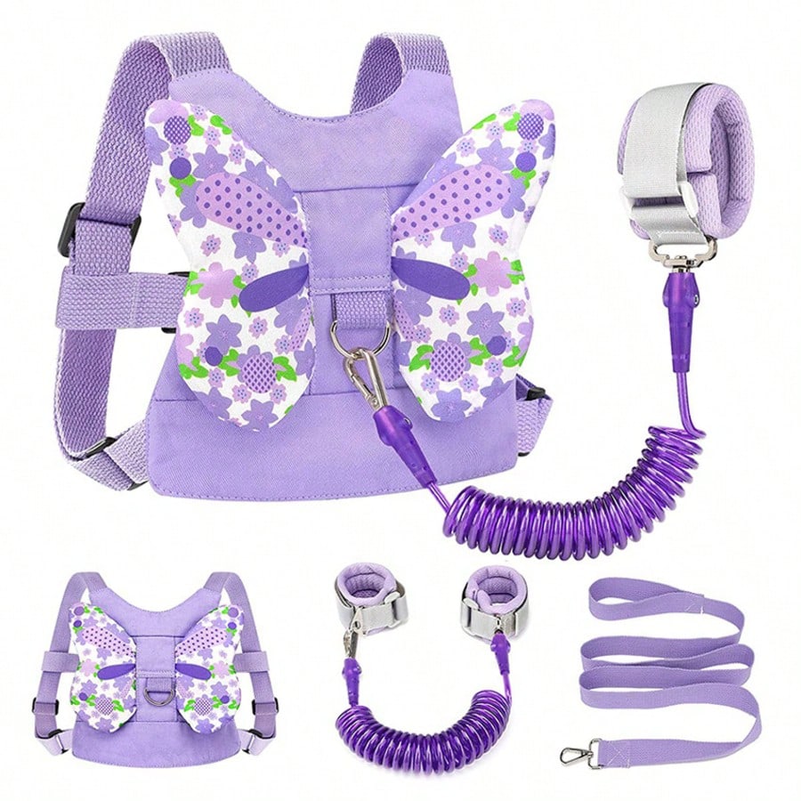 3-In-1 Baby Safety Leash, Belt And Anti-Lost Wrist Strap, Child Safety Belt, Walking Supplies For Boys/Girls, Safety Bracelet Traction Rope