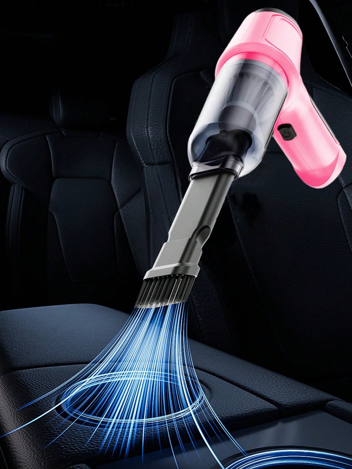 3-In-1 Car Vacuum Cleaner, High Suction Portable Cordless Vacuum Cleaner For Wet & Dry Use, 2400mAh