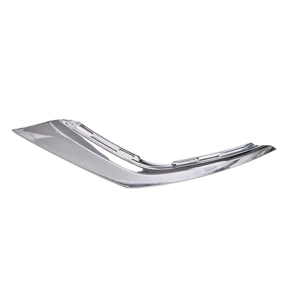 3-Pack Front Bumper Chrome Molding Trims Left LH Driver Side Replacement For Mitsubishi Outlander 2016-2019
