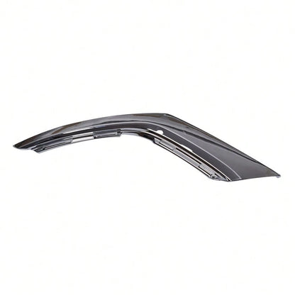 3-Pack Front Bumper Chrome Molding Trims Left LH Driver Side Replacement For Mitsubishi Outlander 2016-2019