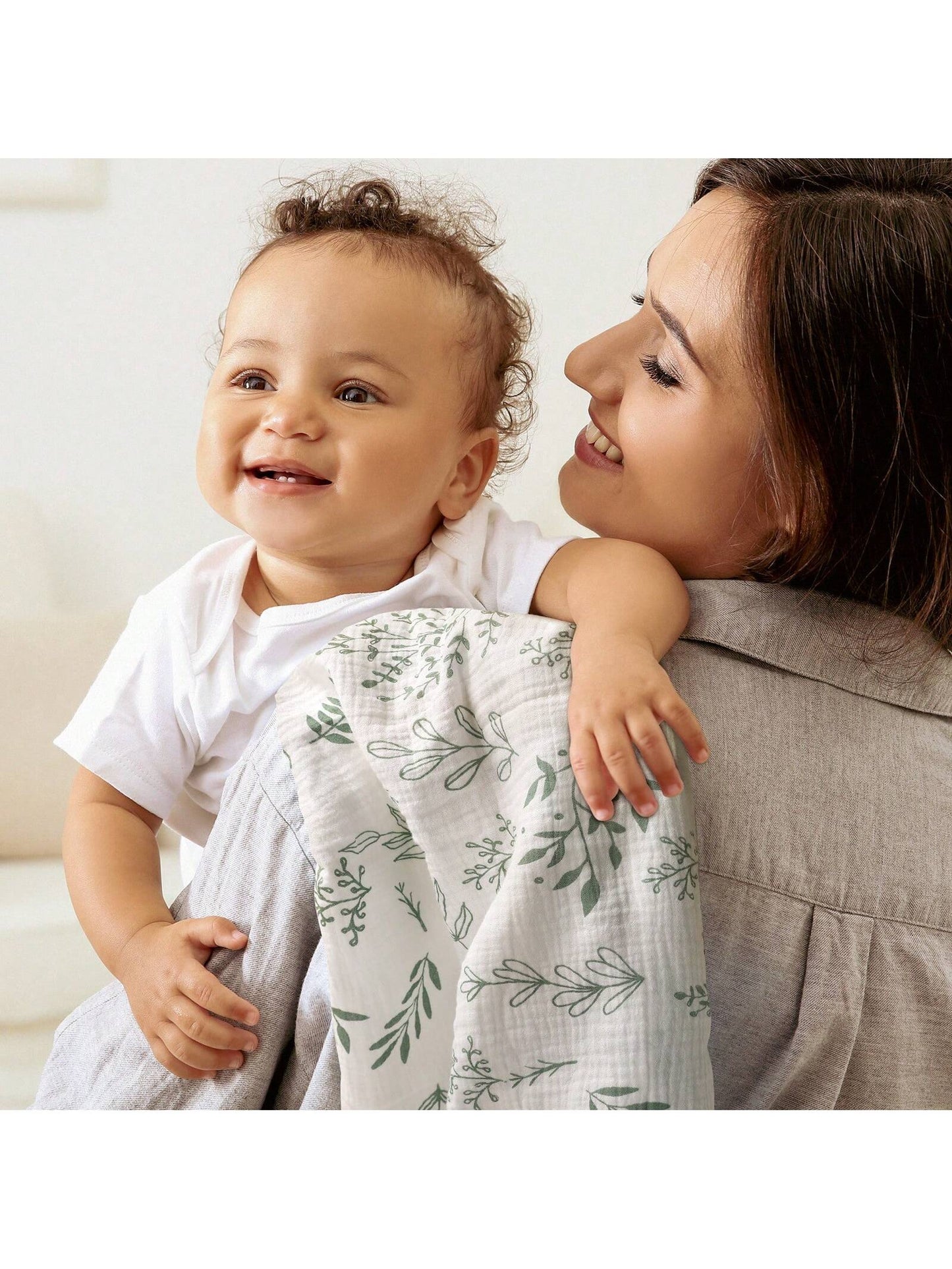 3-Pack Soft Muslin Swaddle Blankets For Newborns, Large 38x40in Breathable Baby Receiving Blanket & Swaddle Wrap