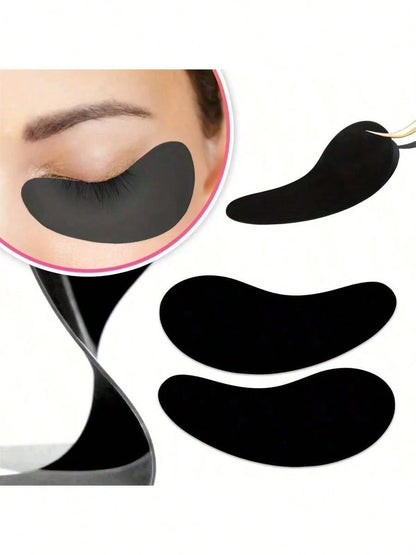 30/15pcs Black UV Eyelash Extension Patches, Hydrogel Insulation, UV Protection, Paper Stickers, Wrapping, Makeup Tools