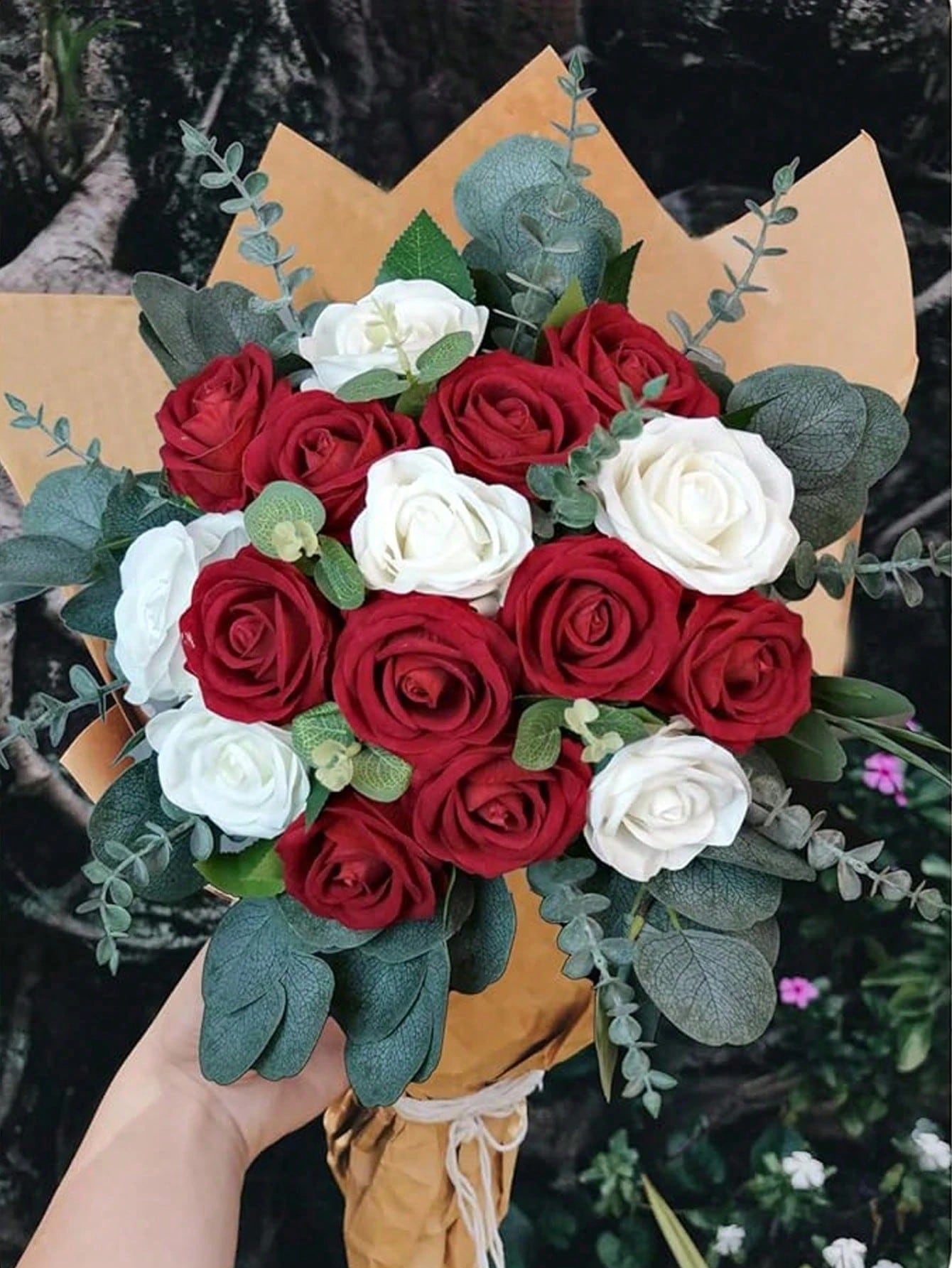 30Pcs 3 Kinds Artificial Mixed Eucalyptus Leaves Stems Artificial Silver Dollar Eucalyptus Leaves Faux Greenery Spray Fake Plants For Wedding Bouquet Centerpieces Flowers Arrangement Decor