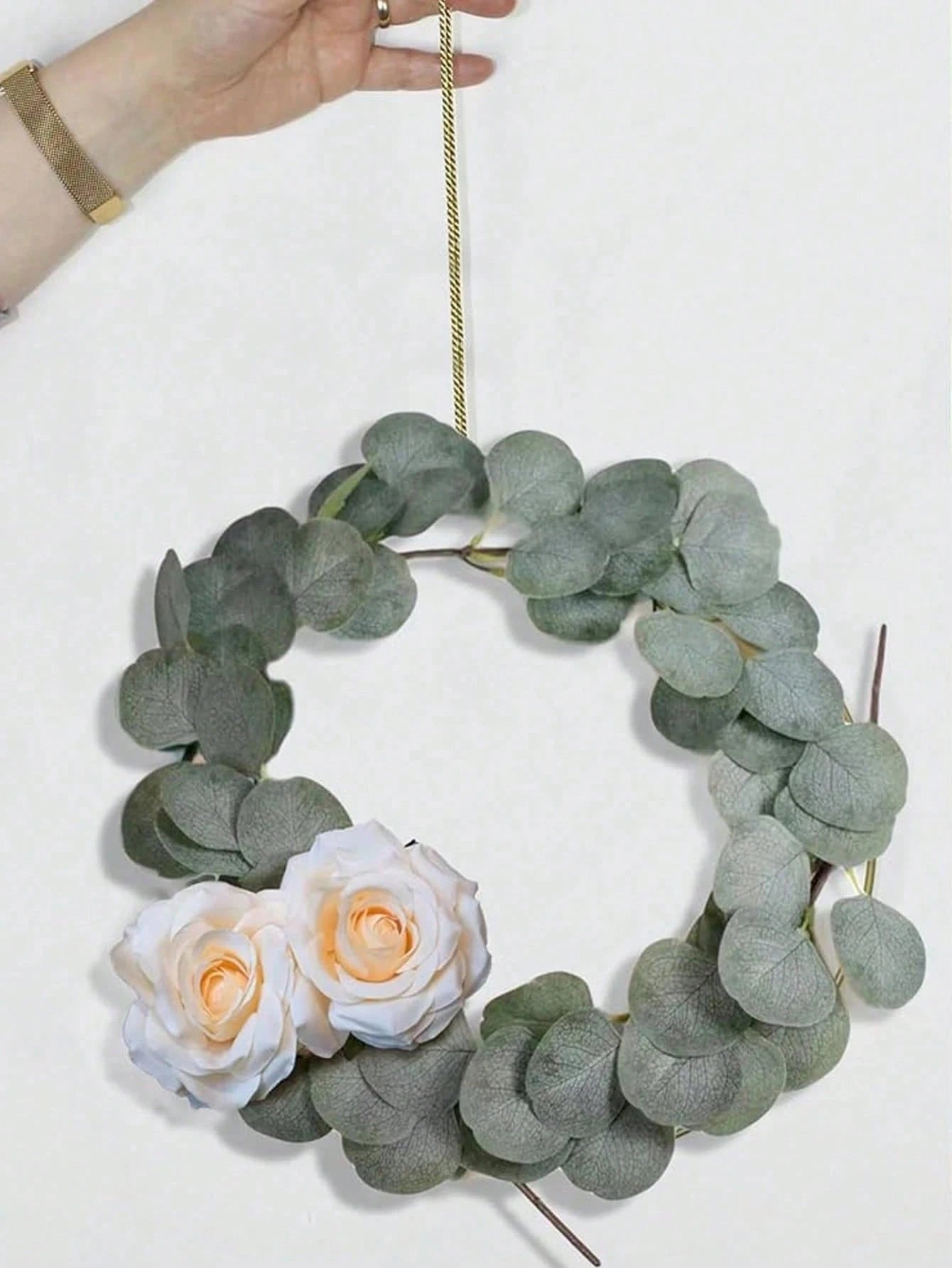 30Pcs 3 Kinds Artificial Mixed Eucalyptus Leaves Stems Artificial Silver Dollar Eucalyptus Leaves Faux Greenery Spray Fake Plants For Wedding Bouquet Centerpieces Flowers Arrangement Decor