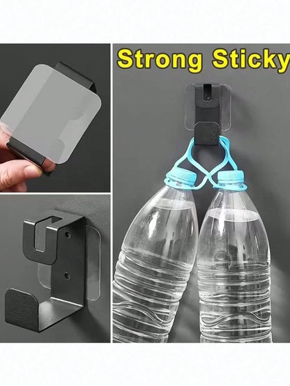 30pcs Super Strong Transparent Double Sided Tape, No Drilling Or Nails Required, Suitable For Plastic, Glass, Metal, Stone, Drywall And Other Various Surfaces