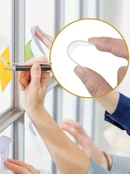 30pcs Super Strong Transparent Double Sided Tape, No Drilling Or Nails Required, Suitable For Plastic, Glass, Metal, Stone, Drywall And Other Various Surfaces