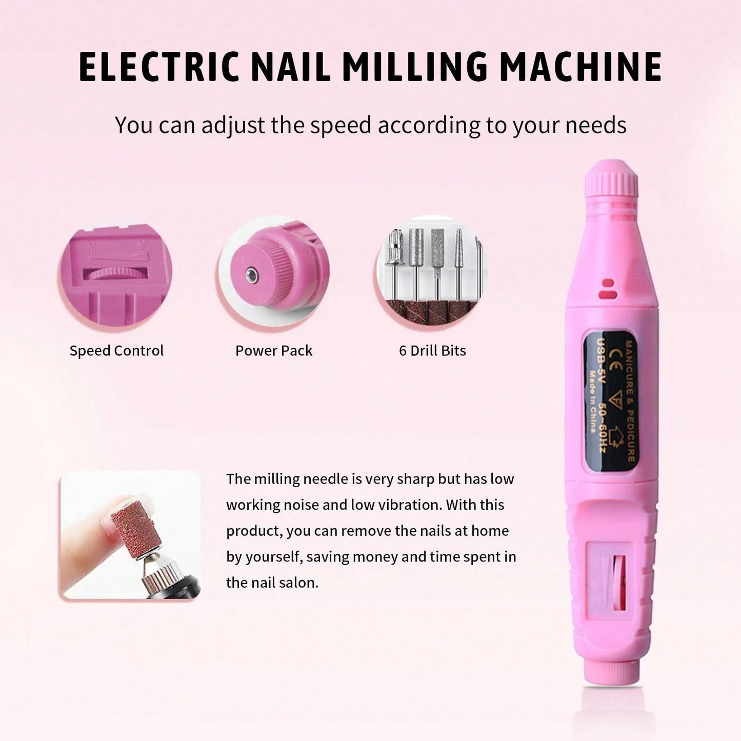 35-Piece Manicure Set With UV LED Light, Including Acrylic Powder And Acrylic Liquid, Nail Drill, Nail Stickers And Glue, Home DIY Manicure Set For Beginners, Christmas Gift