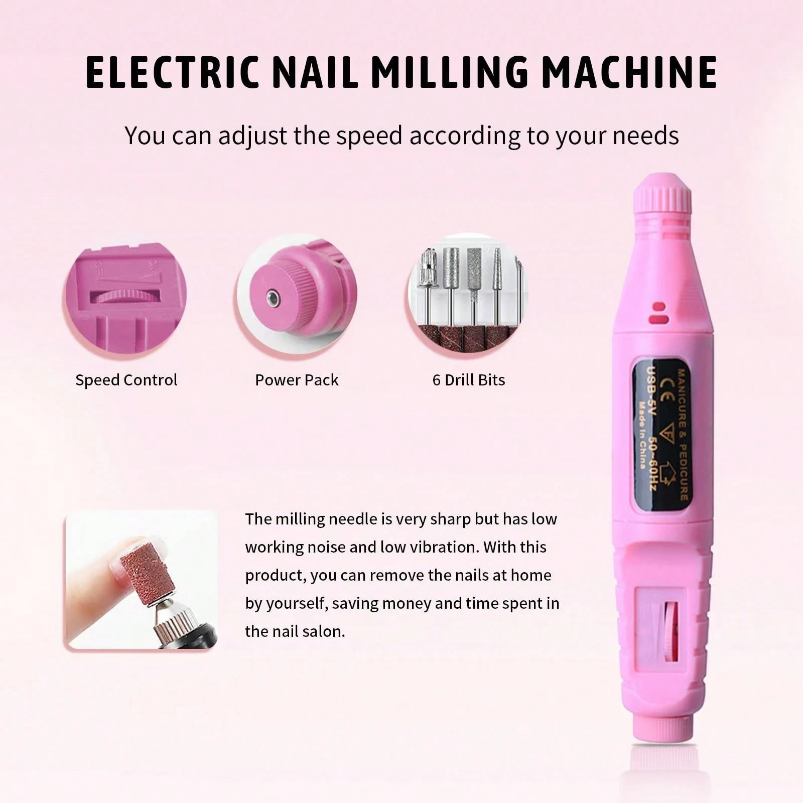 35-Piece Manicure Set With UV LED Light, Including Acrylic Powder And Acrylic Liquid, Nail Drill, Nail Stickers And Glue, Home DIY Manicure Set For Beginners, Christmas Gift