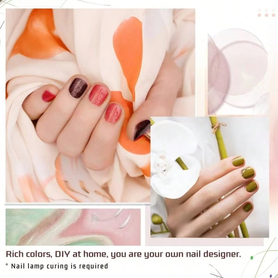 35-Piece Manicure Set With UV LED Light, Including Acrylic Powder And Acrylic Liquid, Nail Drill, Nail Stickers And Glue, Home DIY Manicure Set For Beginners, Christmas Gift